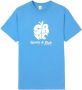 Sporty & Rich Katoenen T-shirt Blauw - Thumbnail 1