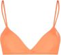 Sporty & Rich Bikinitop met logoprint Oranje - Thumbnail 1