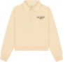 Sporty & Rich Blouse met geborduurd logo Beige - Thumbnail 1