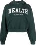 Sporty & Rich Cropped katoenen hoodie Groen - Thumbnail 1