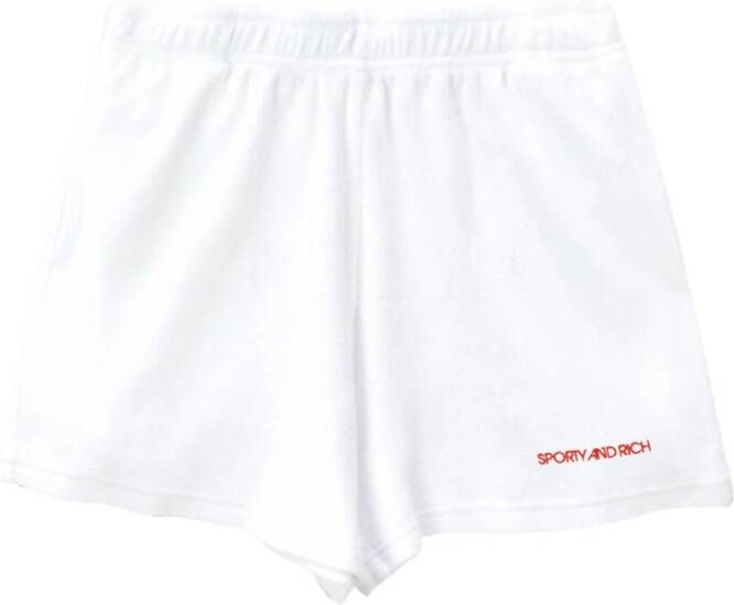 Sporty & Rich Disco Terry shorts Wit