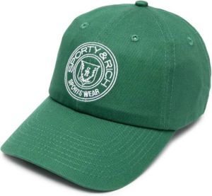 Sporty & Rich Honkbalpet met geborduurd logo Groen
