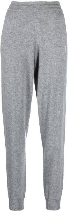 Sporty & Rich Trainingsbroek met geborduurd logo Grijs