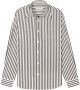 Sporty & Rich Gestreept shirt Bruin - Thumbnail 1