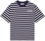 Sporty & Rich Gestreept T-shirt Blauw - Thumbnail 1