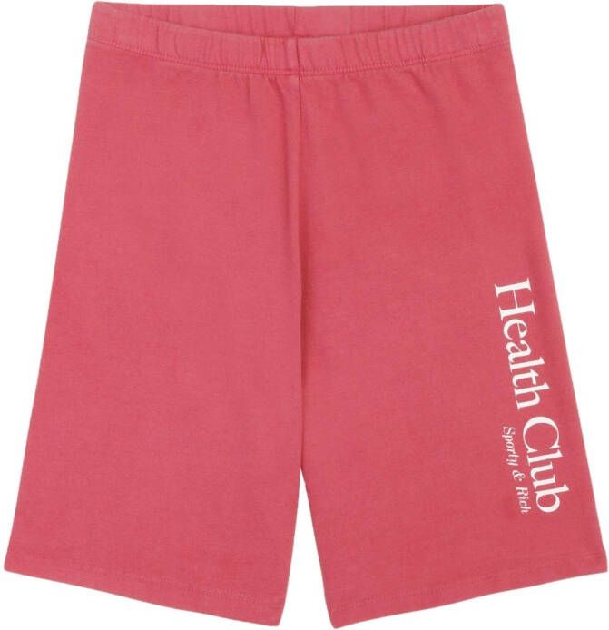 Sporty & Rich Knielange shorts Roze