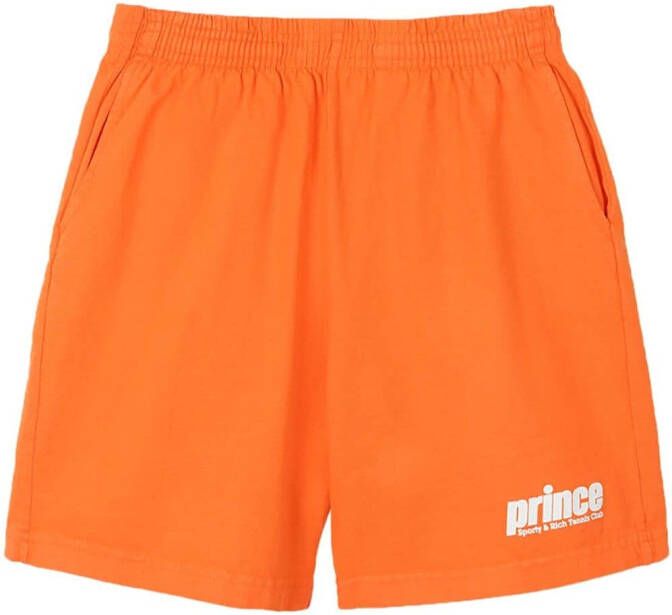Sporty & Rich Katoenen shorts Oranje