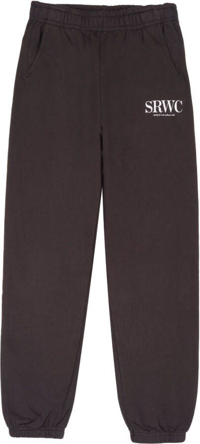 Sporty & Rich Katoenen trainingsbroek Zwart