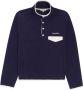 Sporty & Rich Sweater met geborduurd logo Blauw - Thumbnail 1