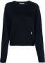 Sporty & Rich Trui met geborduurd logo Blauw - Thumbnail 1