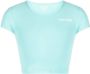 Sporty & Rich Top met logoprint Blauw - Thumbnail 1