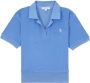 Sporty & Rich Poloshirt met geborduurd logo Blauw - Thumbnail 1