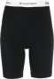 Sporty & Rich Shorts met logoband Zwart - Thumbnail 1