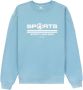 Sporty & Rich Sweater met logoprint Blauw - Thumbnail 1