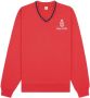 Sporty & Rich Sweater met geborduurd logo Rood - Thumbnail 1