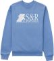 Sporty & Rich Sweater met logoprint Blauw - Thumbnail 1