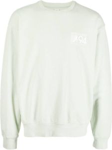 Sporty & Rich Sweater met logoprint Groen