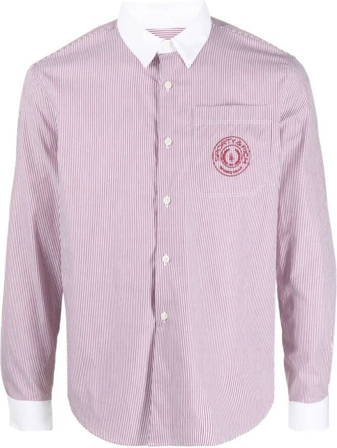 Sporty & Rich Shirt met geborduurd logo Rood