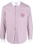 Sporty & Rich Shirt met geborduurd logo Rood - Thumbnail 1