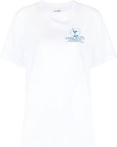 Sporty & Rich T-shirt met grafische print Wit