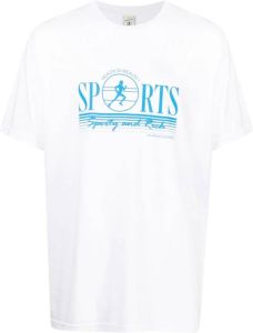 Sporty & Rich T-shirt met korte mouwen Wit