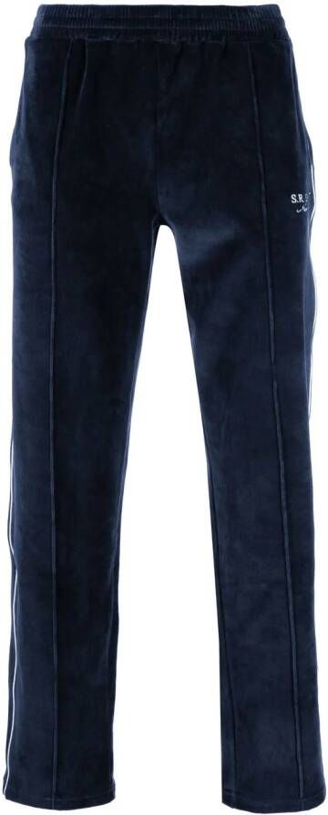 Sporty & Rich Trainingsbroek met geborduurd logo Blauw