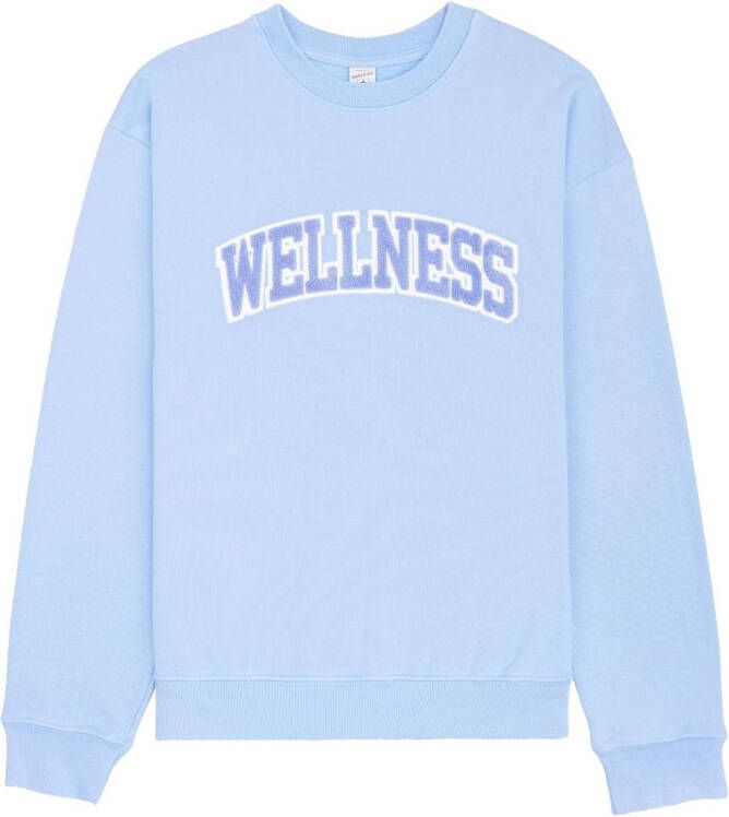 Sporty & Rich Katoenen sweater Blauw
