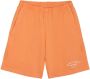 Sporty & Rich Shorts met logoprint Oranje - Thumbnail 1