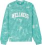 Sporty & Rich Wellness sweater met tie-dye print Groen - Thumbnail 1