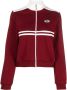 Sporty & Rich x Lacoste trainingsjack met logopatch Rood - Thumbnail 1