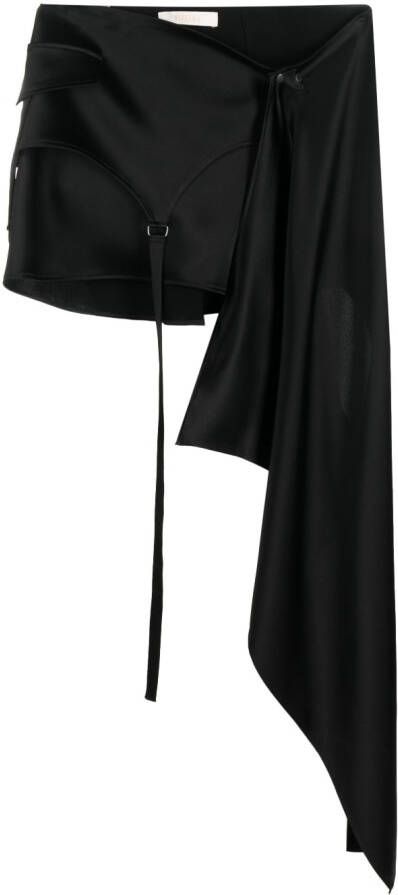 Ssheena Rok met gedrapeerd detail Zwart