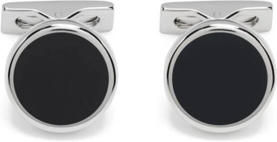 S.T. Dupont Ronde manchetknopen Zilver