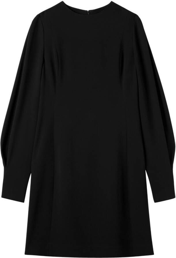 St. John Mini-jurk met lange mouwen Zwart