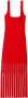 St. John Maxi-jurk met ringlets Rood - Thumbnail 1