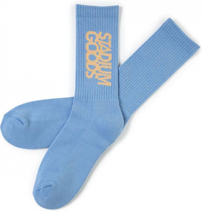 STADIUM GOODS Sokken met geborduurd logo Blauw