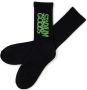 STADIUM GOODS Sokken met geborduurd logo Zwart - Thumbnail 1