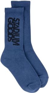 STADIUM GOODS Sokken met logoprint Blauw