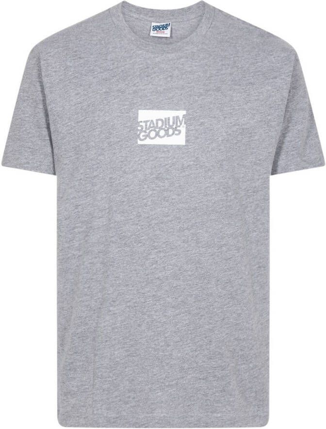 STADIUM GOODS T-shirt met logo Grijs