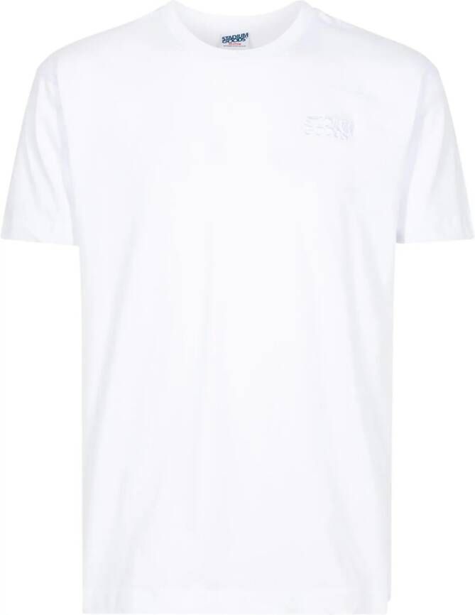 STADIUM GOODS T-shirt met logo-reliëf Wit