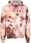 Stain Shade Hoodie met tie-dye print Bruin - Thumbnail 1