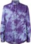 Stain Shade Overhemd met tie-dye print Blauw - Thumbnail 1