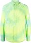 Stain Shade Overhemd met tie-dye print Groen - Thumbnail 1