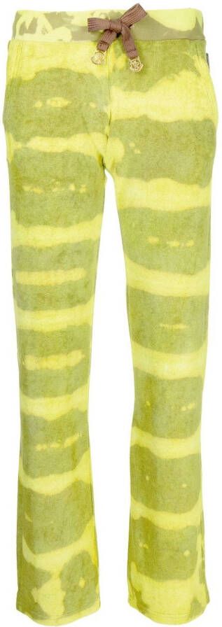 Stain Shade Trainingsbroek met tie-dye print Groen