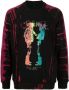Stain Shade x Hiroshi Fujiwara sweater met print Zwart - Thumbnail 1