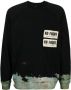 Stain Shade x Hiroshi Fujiwara sweater met tie-dye effect Zwart - Thumbnail 1