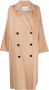 STAND STUDIO Jas met dubbele rij knopen Beige - Thumbnail 1