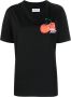 STAND STUDIO T-shirt met logoprint Zwart - Thumbnail 1