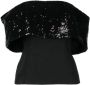 STAUD Bandeau top Zwart - Thumbnail 1