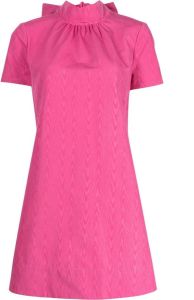STAUD Mini-jurk met strik Roze