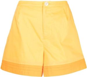 STAUD High waist shorts Oranje